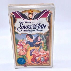 Vintage Snow White and Seven Dwarfs 1994 VHS, #1524-SEALED